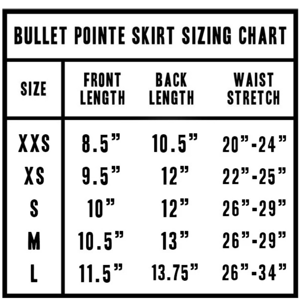 Royal Blue Bullet Pointe Skirt - Picture 3 of 3